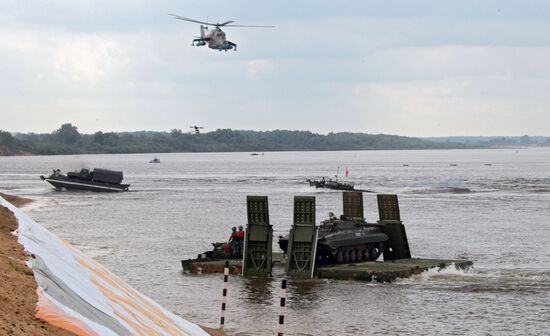 Open Water engineering troops competition