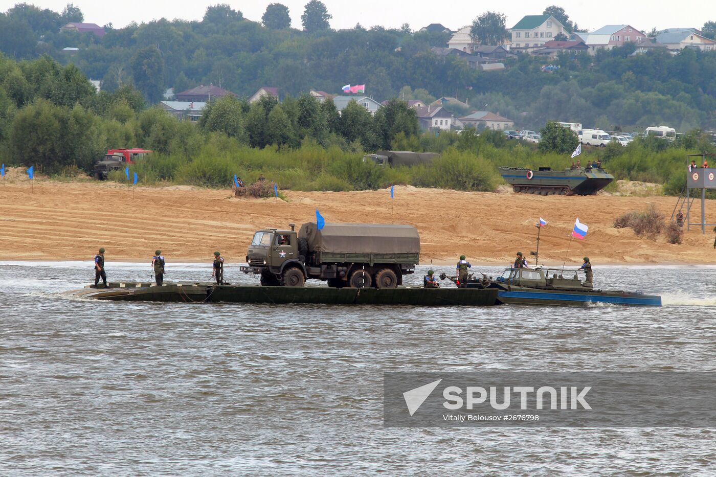 Open Water engineering troops competition