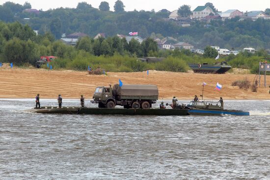 Open Water engineering troops competition