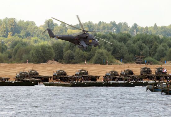 Open Water engineering troops competition