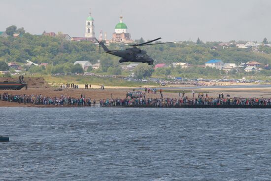 Open Water engineering troops competition