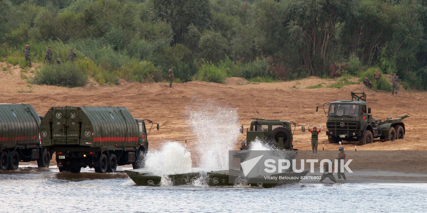 Open Water engineering troops competition