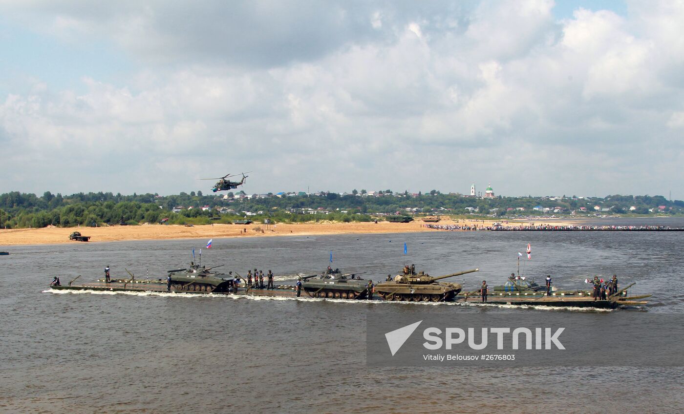 Open Water engineering troops competition
