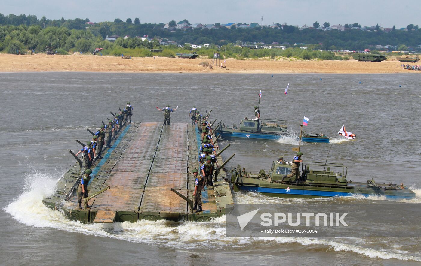 Open Water engineering troops competition