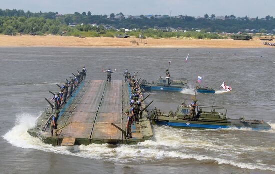 Open Water engineering troops competition