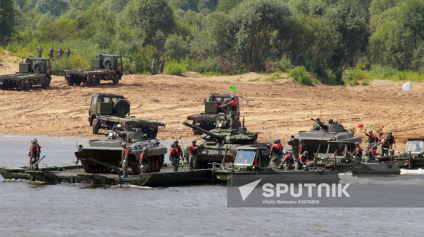 Open Water engineering troops competition