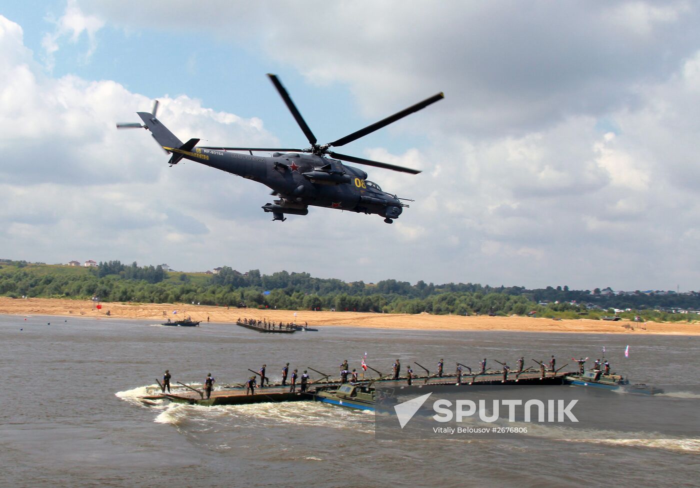 Open Water engineering troops competition