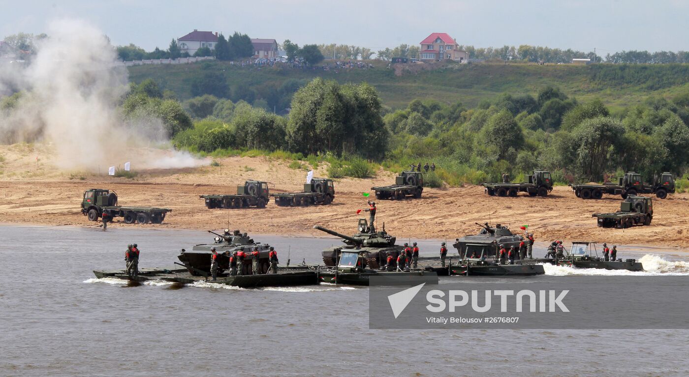 Open Water engineering troops competition