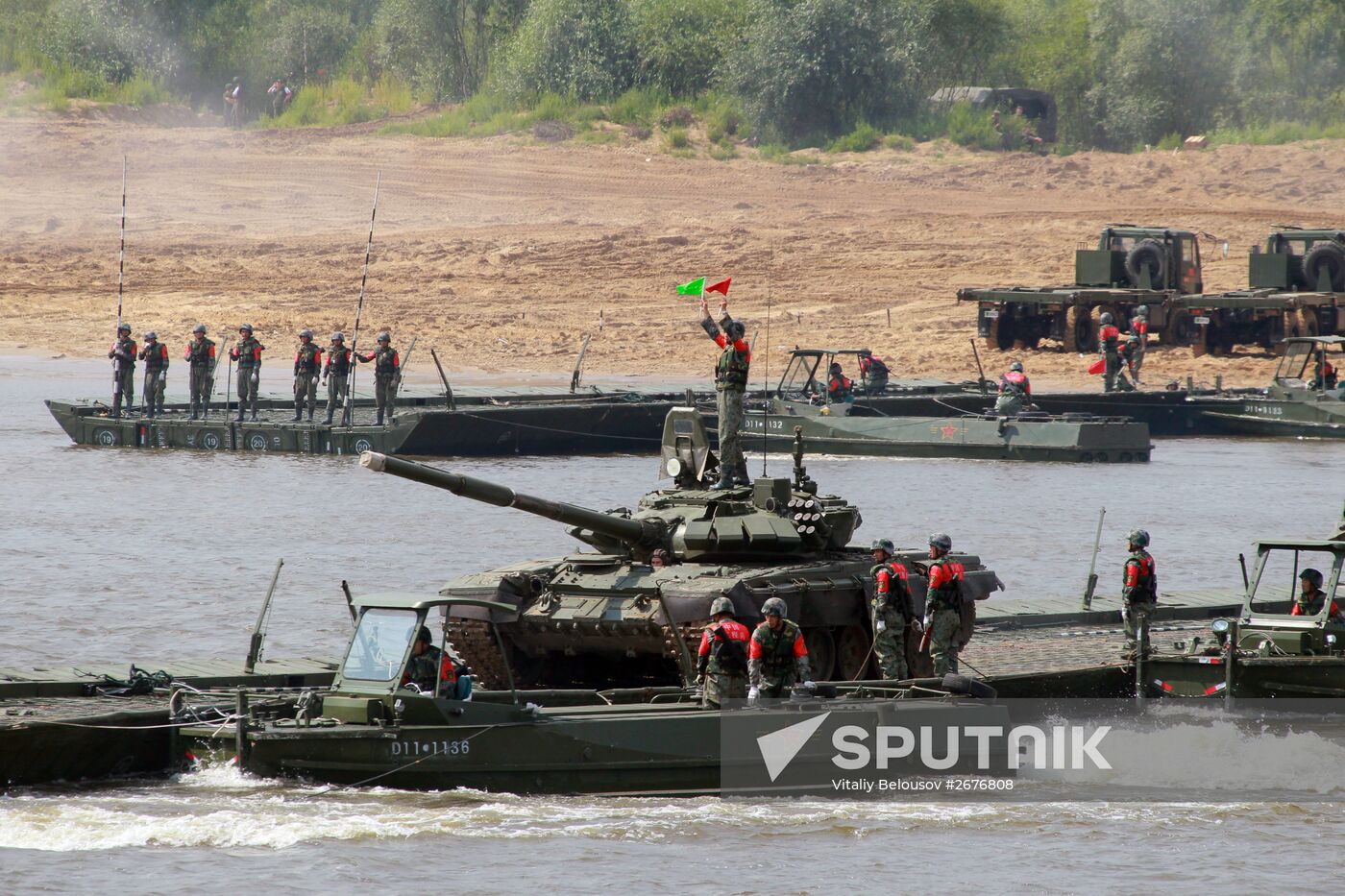 Open Water engineering troops competition