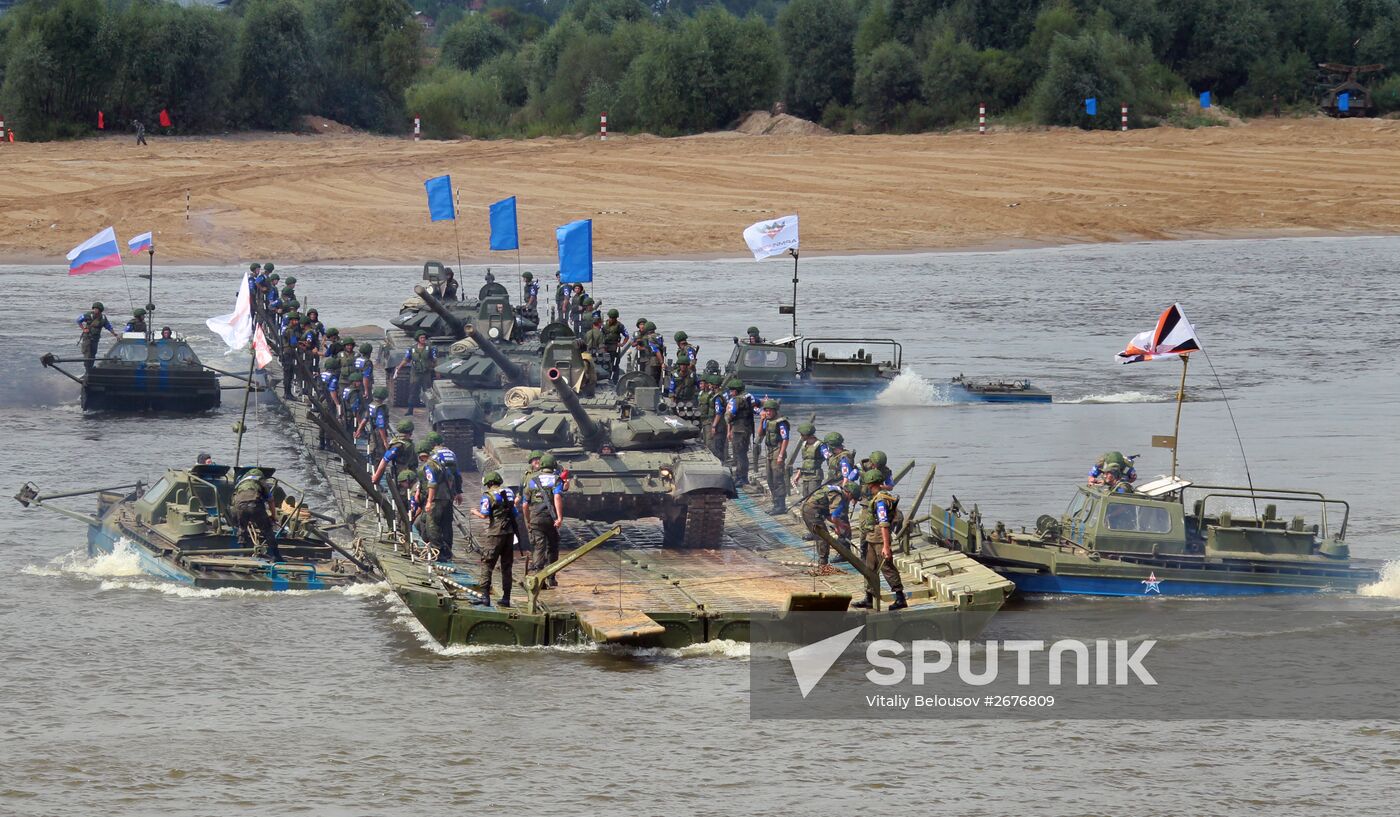 Open Water engineering troops competition