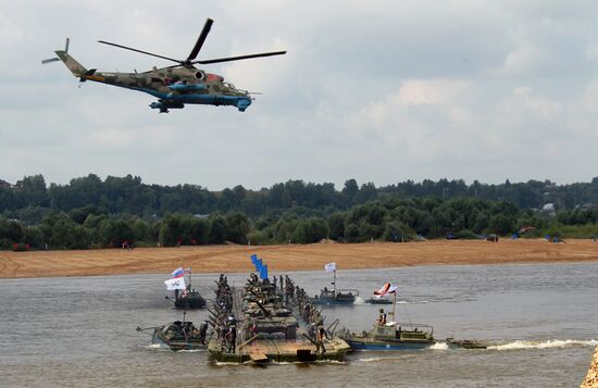 Open Water engineering troops competition