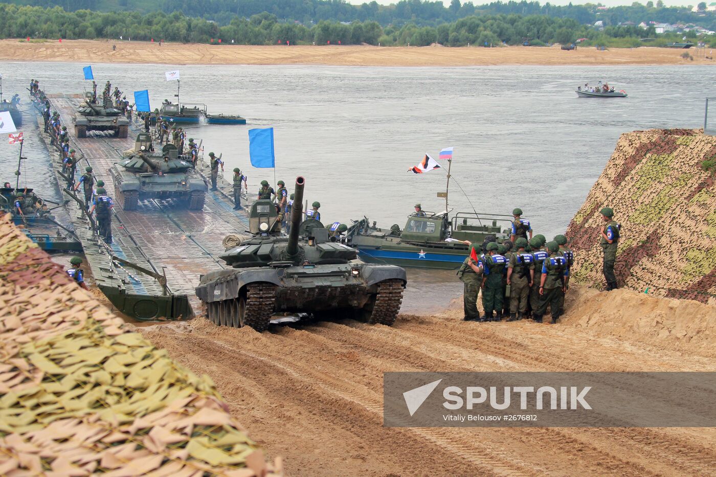 Open Water engineering troops competition