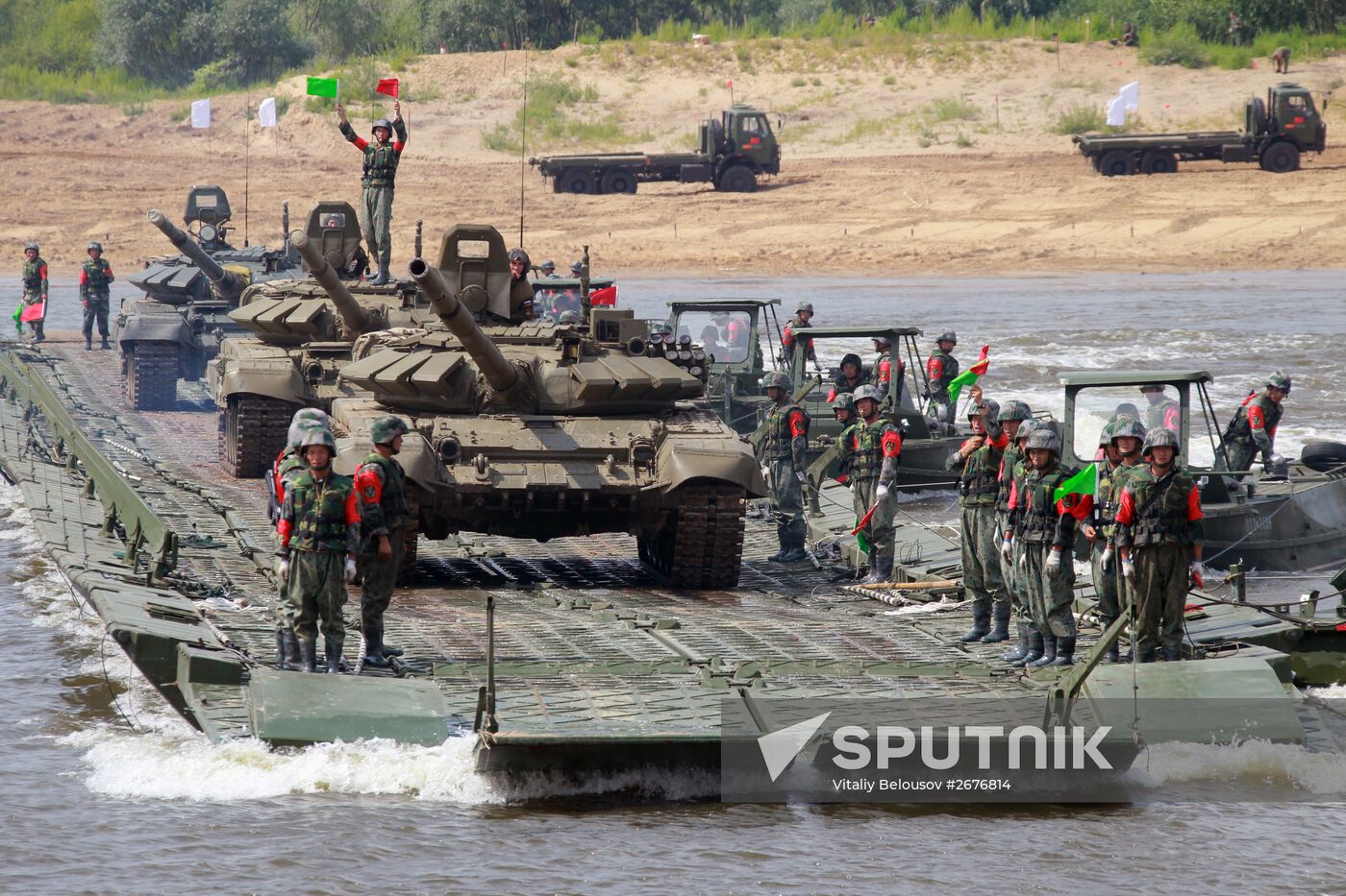 Open Water engineering troops competition