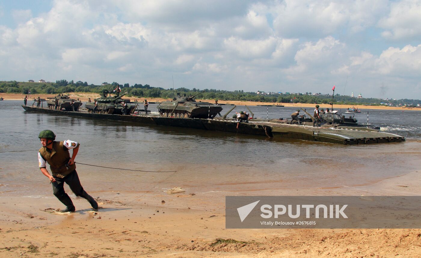 Open Water engineering troops competition