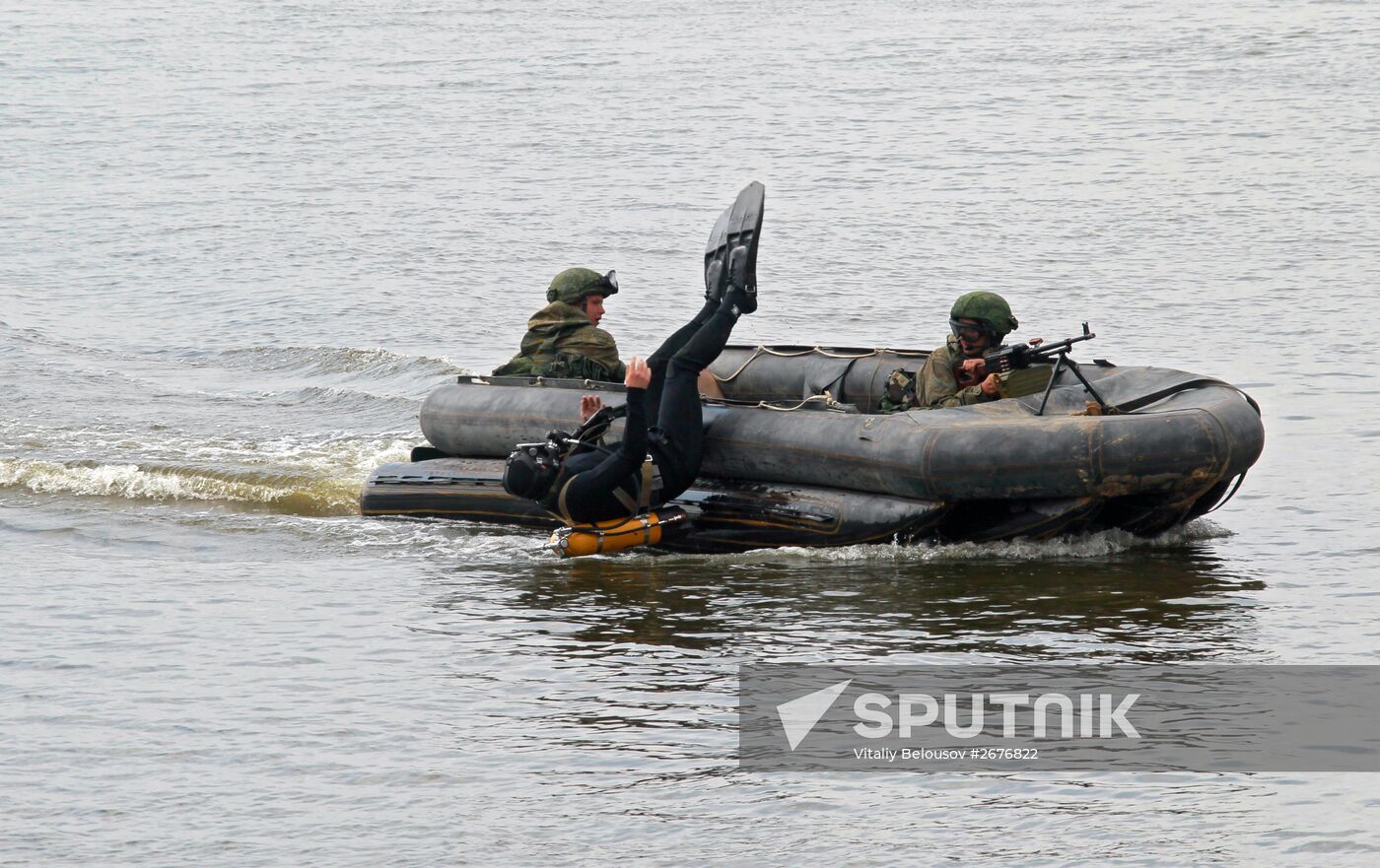 Open Water engineering troops competition