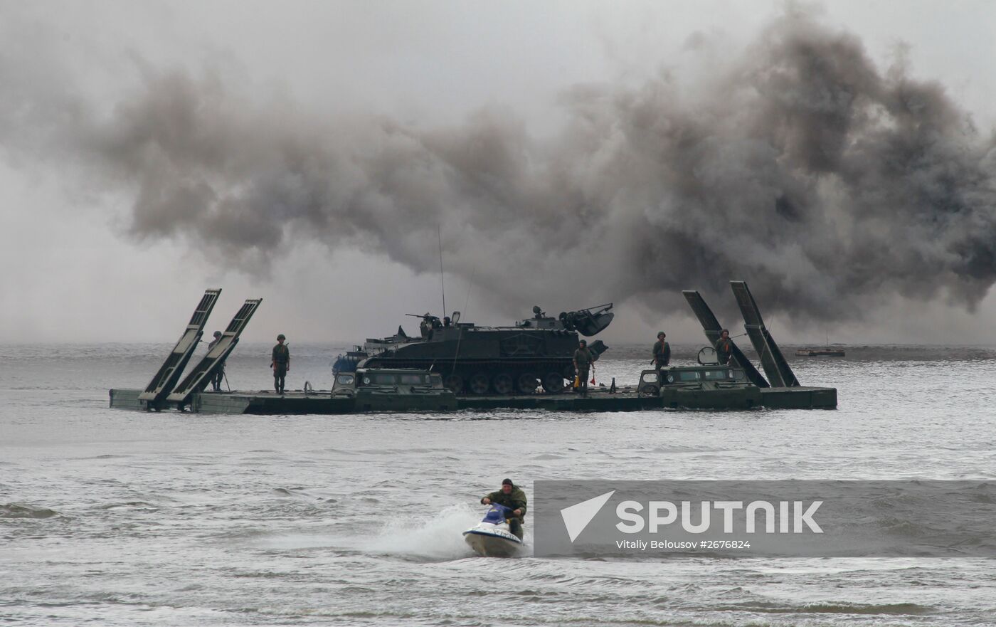 Open Water engineering troops competition