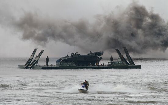 Open Water engineering troops competition