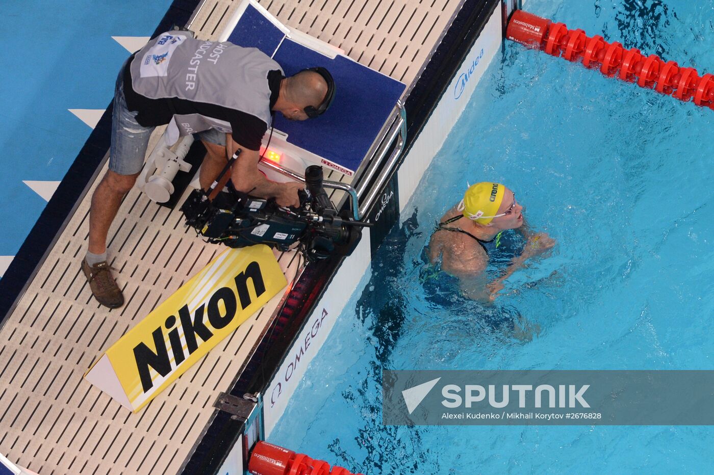2015 FINA World Championships. Swimming. Day Six. Evening session