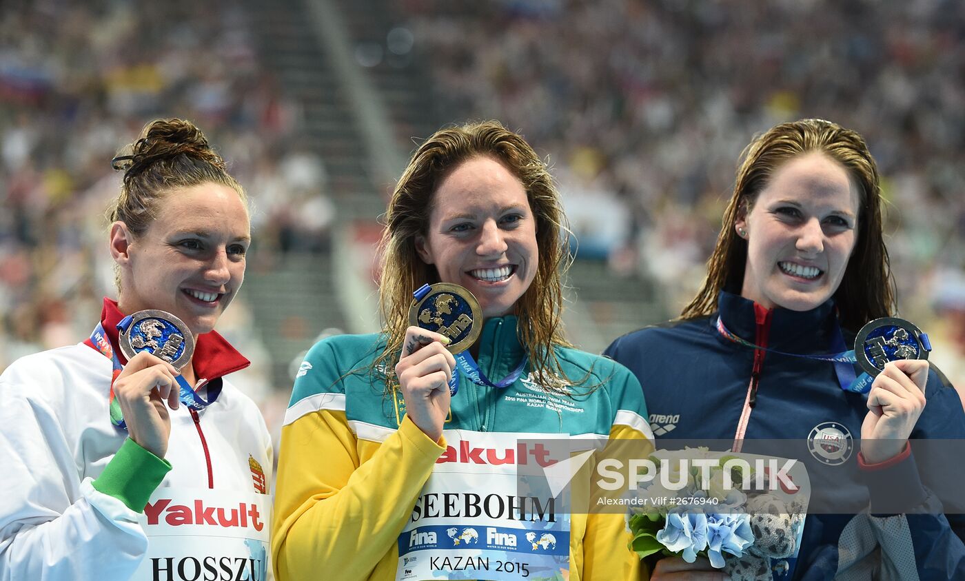 2015 FINA World Championships. Swimming. Day Seven. Evening session