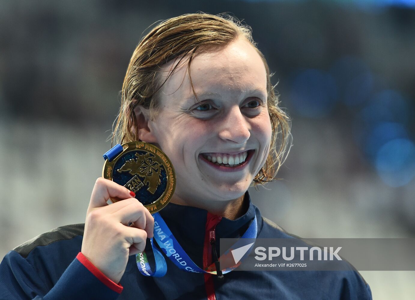 2015 FINA World Championships. Swimming. Day Seven. Evening session
