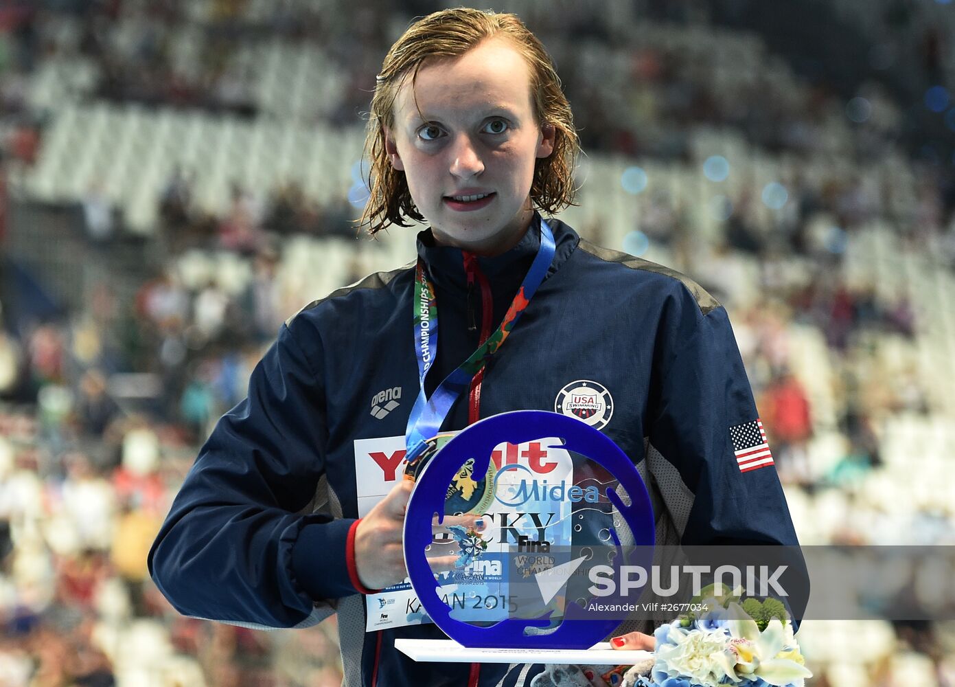 2015 FINA World Championships. Swimming. Day Seven. Evening session
