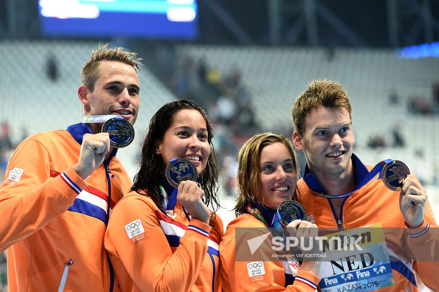 2015 FINA World Championships. Swimming. Day Seven. Evening session