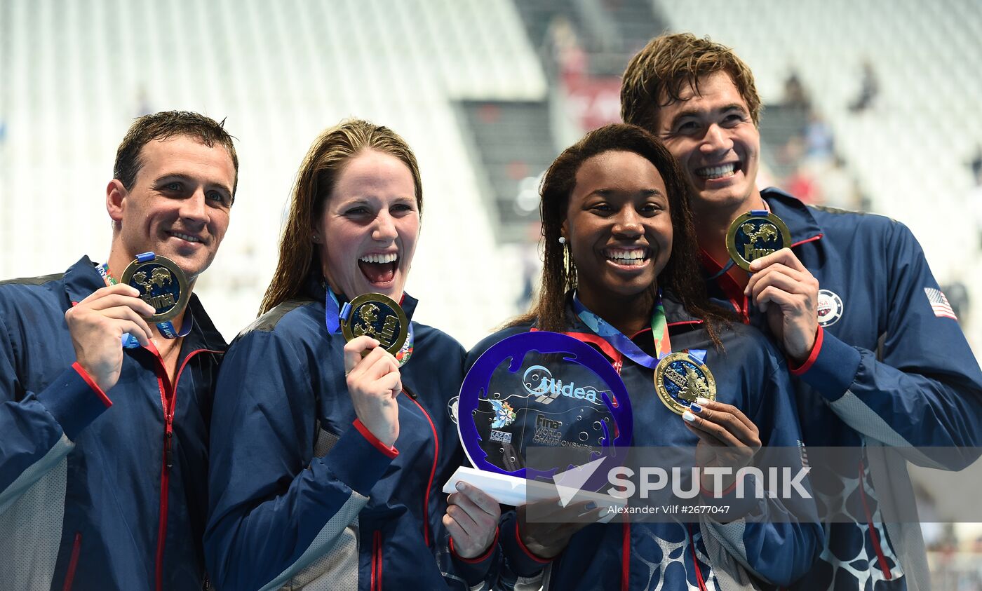 2015 FINA World Championships. Swimming. Day Seven. Evening session