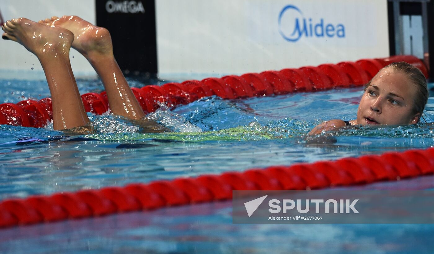 2015 FINA World Championships. Swimming. Day Seven. Evening session