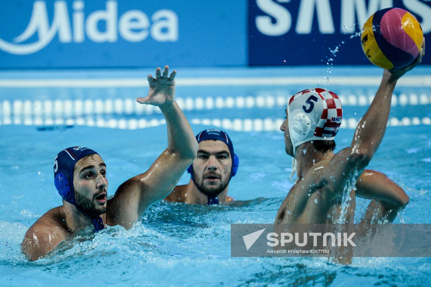 2015 FINA World Championships. Water Polo. Men. Croatia vs. Serbia