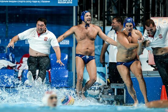 2015 FINA World Championships. Water Polo. Men. Croatia vs. Serbia
