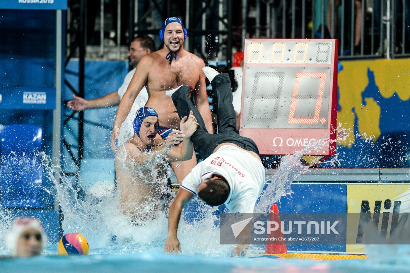 2015 FINA World Championships. Water Polo. Men. Croatia vs. Serbia