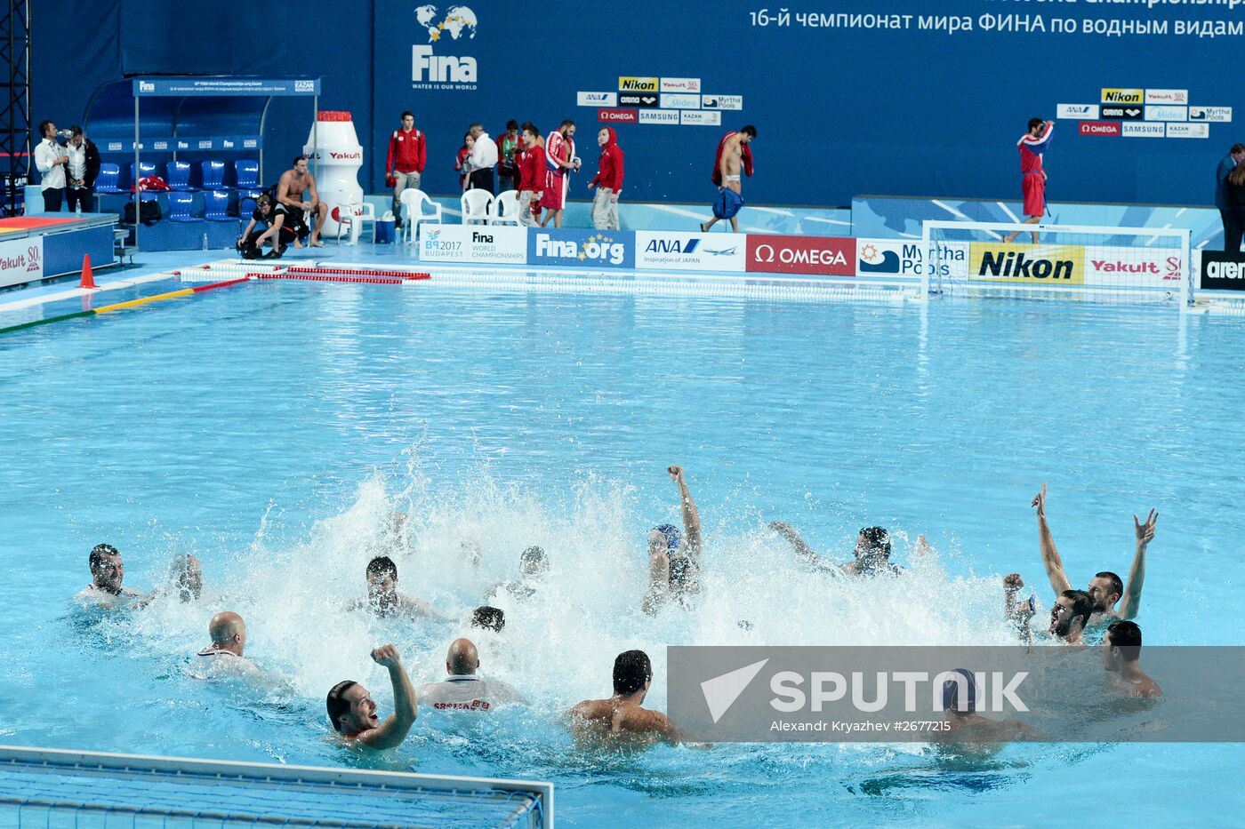 2015 FINA World Championships. Water Polo. Men. Croatia vs. Serbia