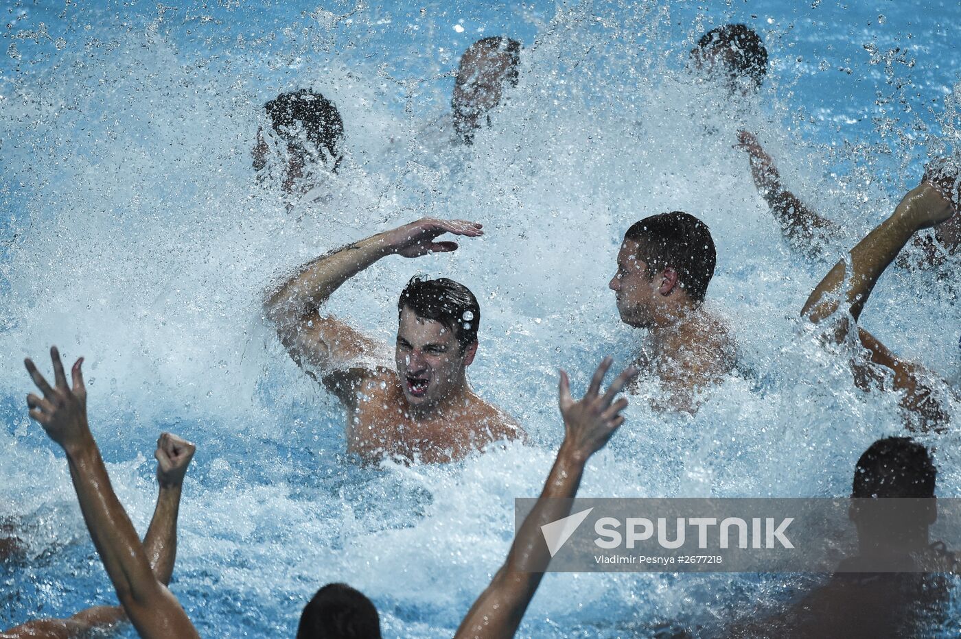 2015 FINA World Championships. Water Polo. Men. Croatia vs. Serbia