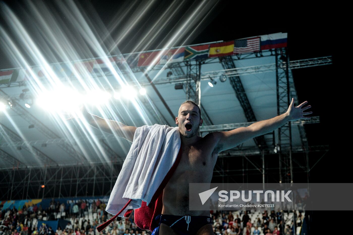 2015 FINA World Championships. Water Polo. Men. Croatia vs. Serbia