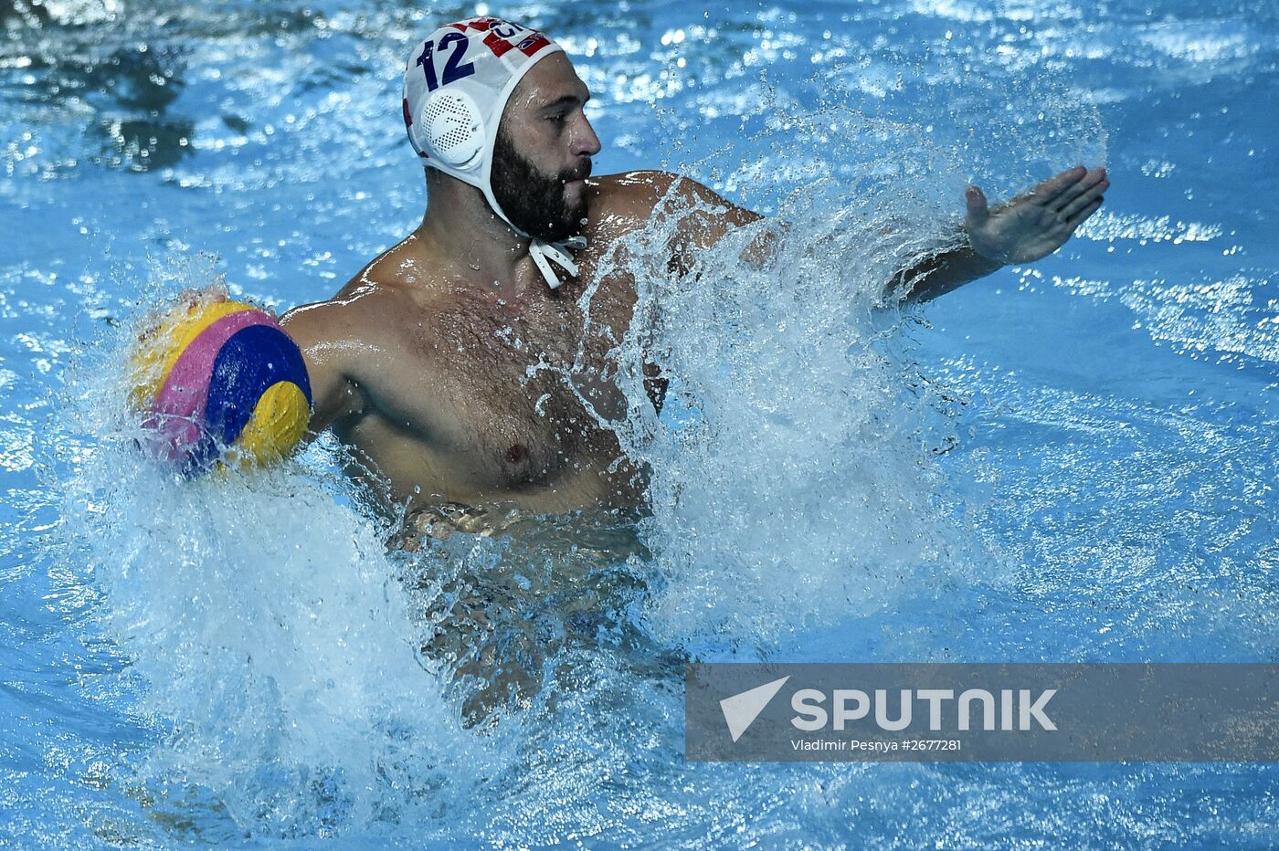 2015 FINA World Championships. Water Polo. Men. Croatia vs. Serbia