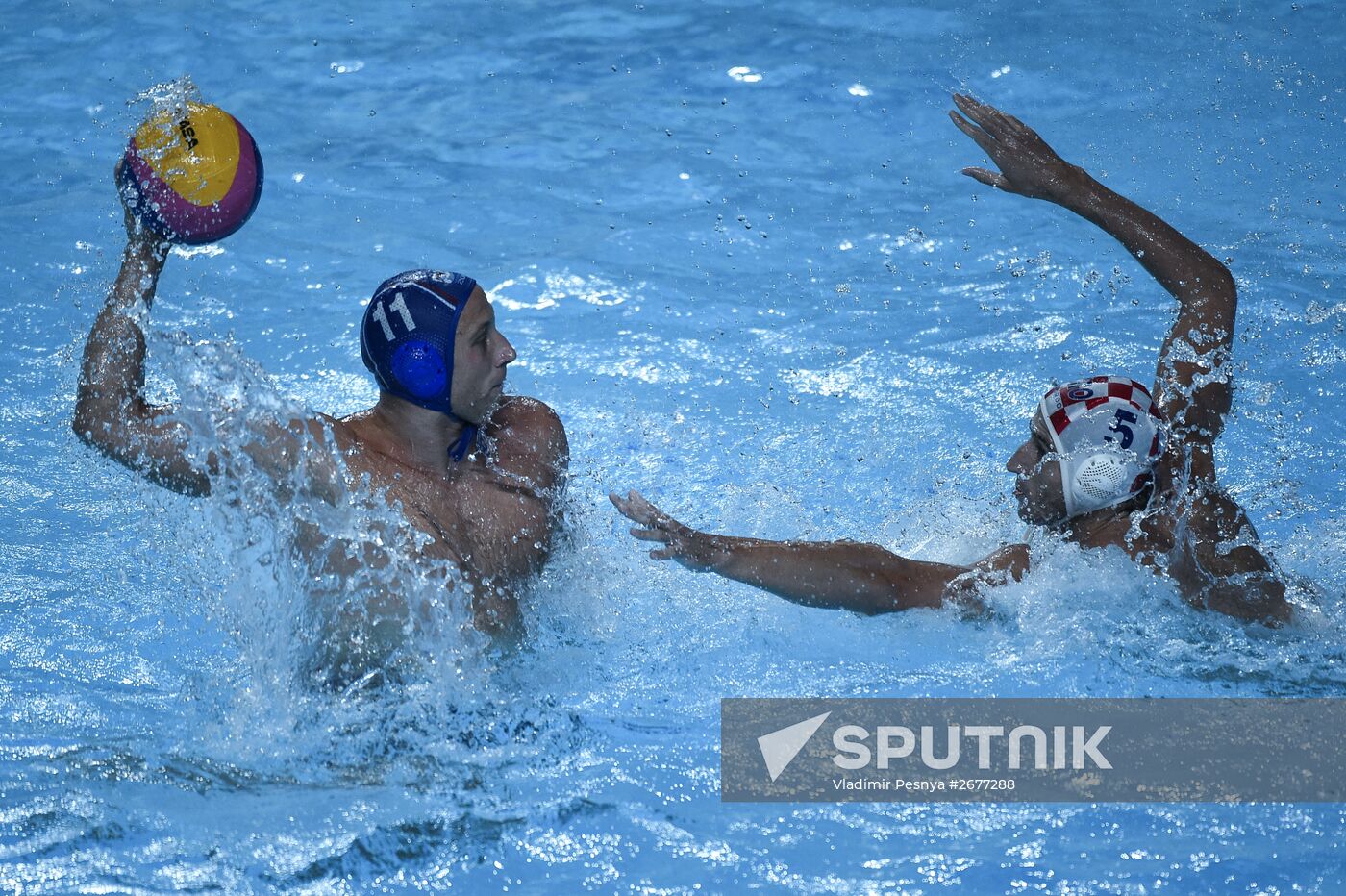 2015 FINA World Championships. Water Polo. Men. Croatia vs. Serbia