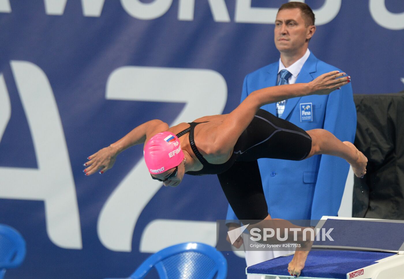 2015 World Aquatics Championships. Swimming. Day eight. Evening session