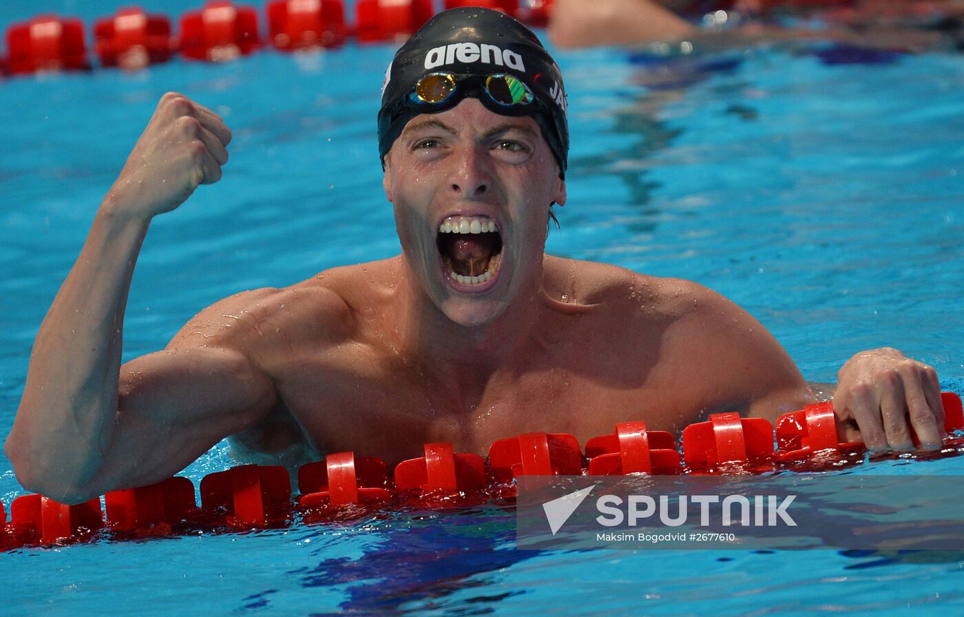 2015 World Aquatics Championships. Swimming. Day eight. Evening session