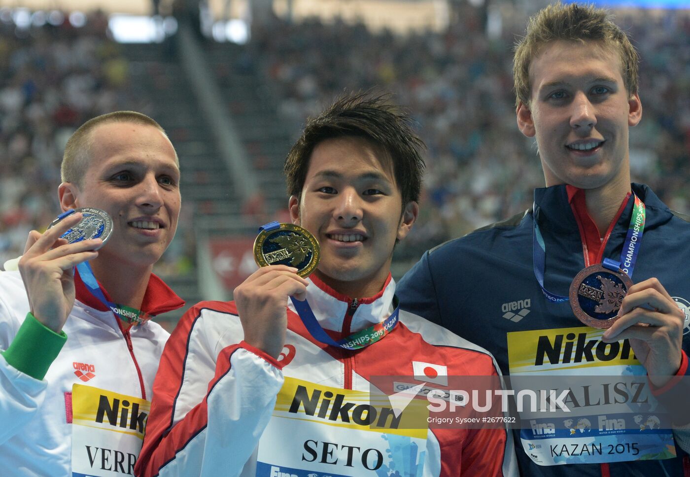 2015 World Aquatics Championships. Swimming. Day eight. Evening session
