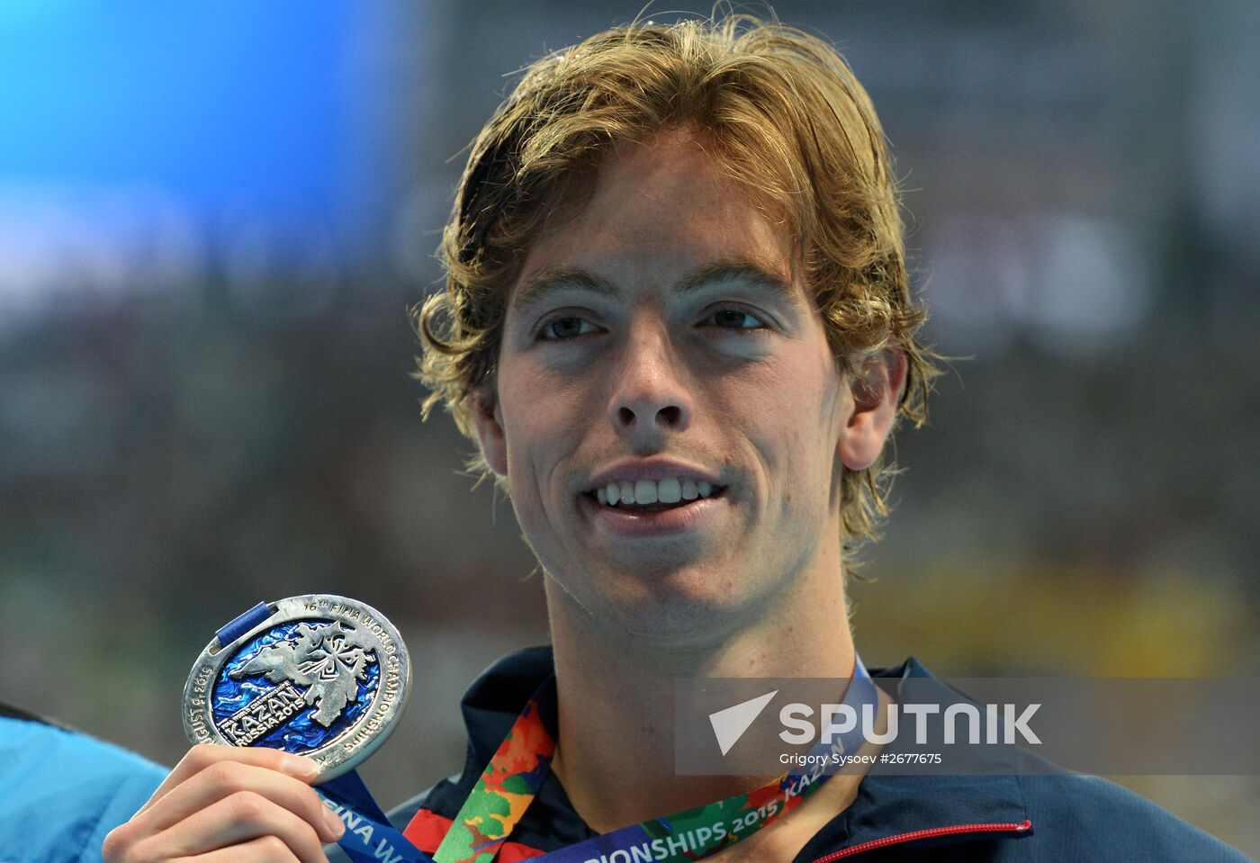 2015 World Aquatics Championships. Swimming. Day eight. Evening session