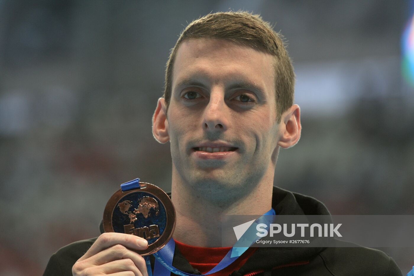 2015 World Aquatics Championships. Swimming. Day eight. Evening session
