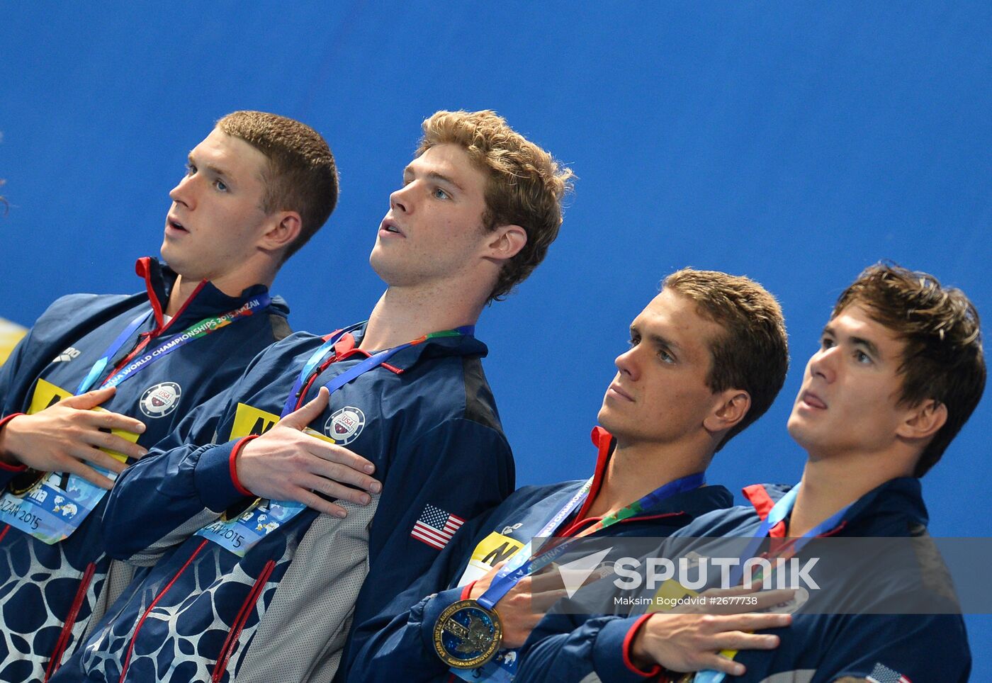2015 World Aquatics Championships. Swimming. Day eight. Evening session