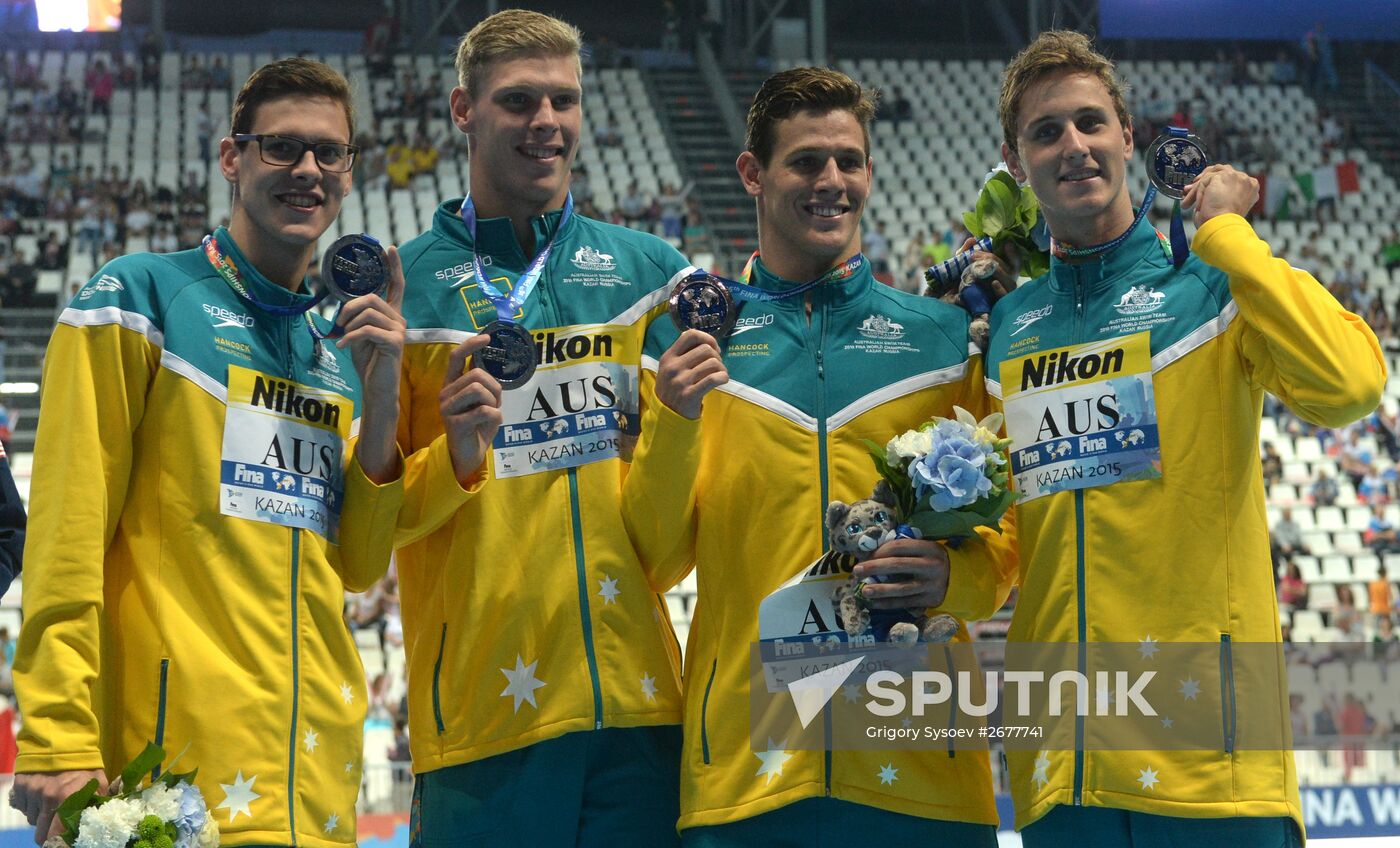 2015 World Aquatics Championships. Swimming. Day eight. Evening session