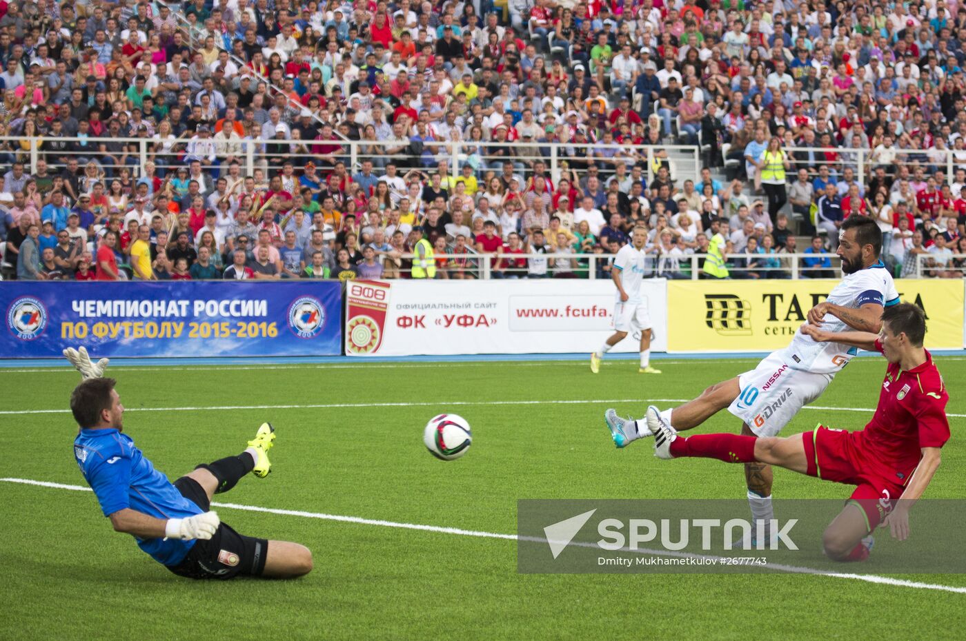 Russian Football Premier League. Ufa vs. Zenit