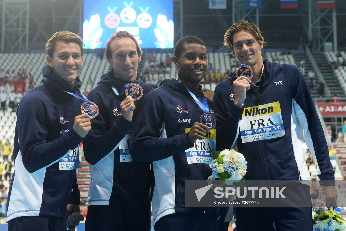 2015 World Aquatics Championships. Swimming. Day eight. Evening session