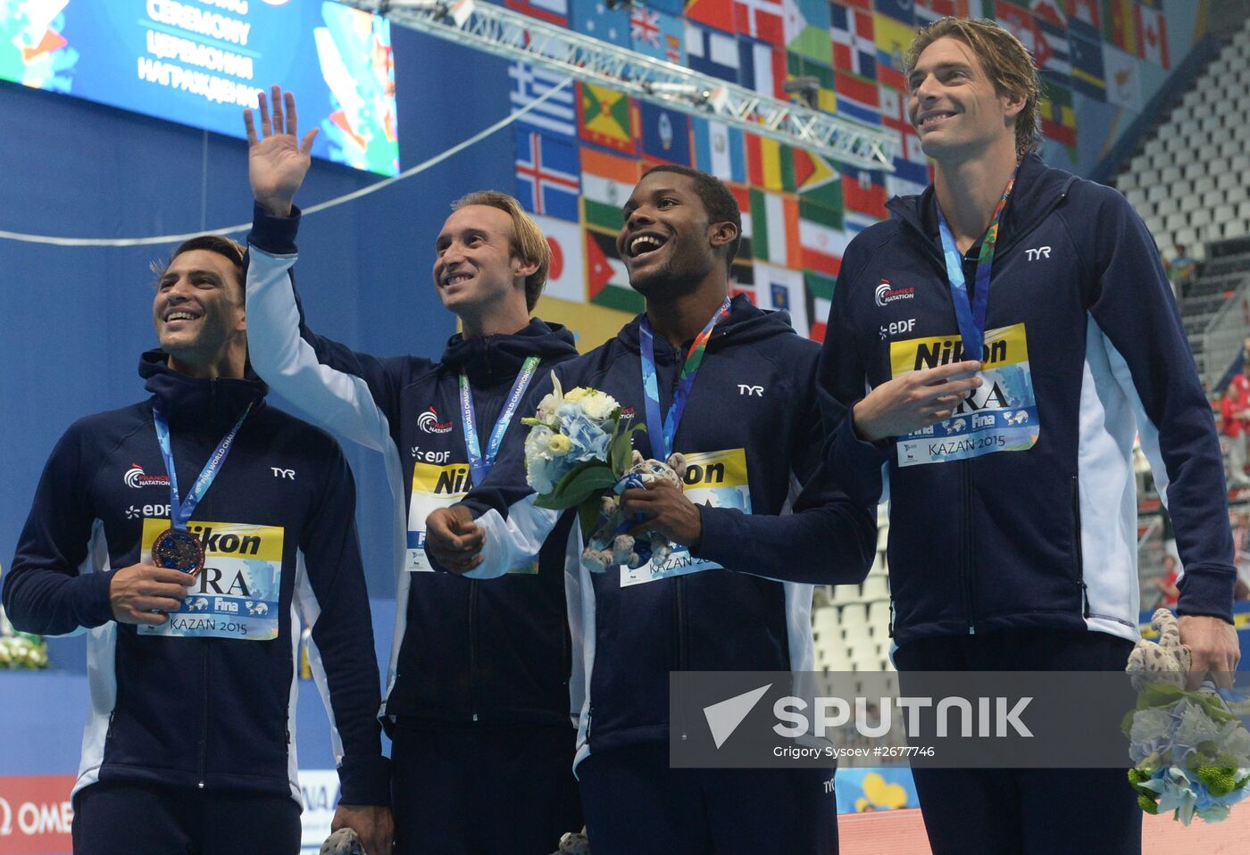 2015 World Aquatics Championships. Swimming. Day eight. Evening session