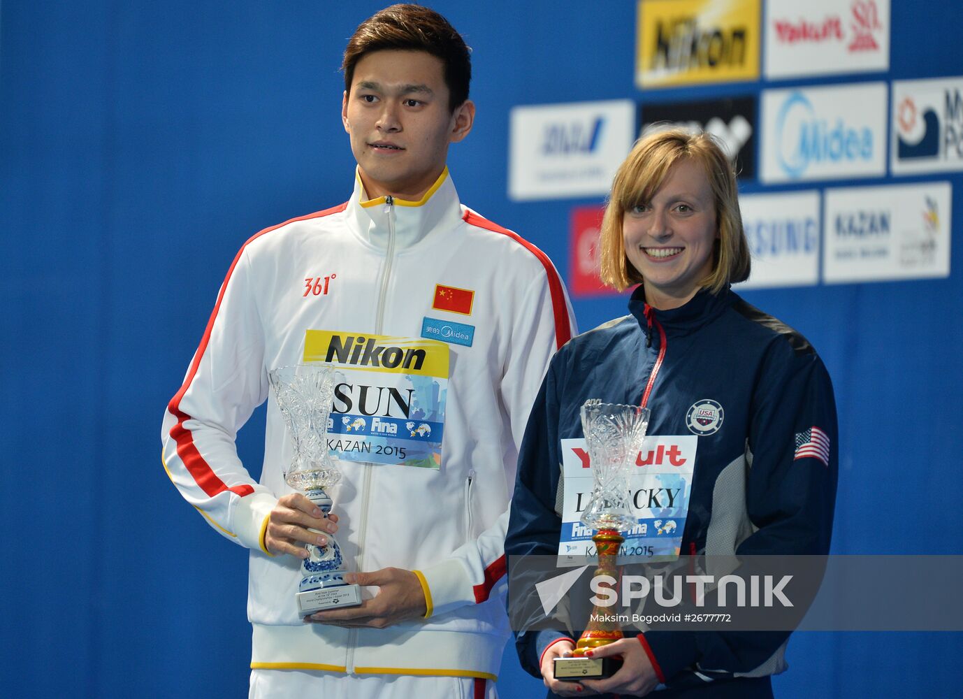 2015 World Aquatics Championships. Swimming. Day eight. Evening session
