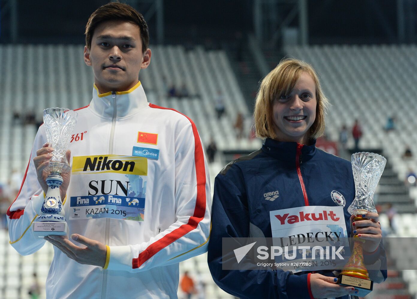 2015 World Aquatics Championships. Swimming. Day eight. Evening session
