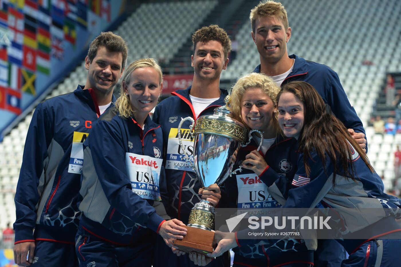2015 World Aquatics Championships. Swimming. Day eight. Evening session