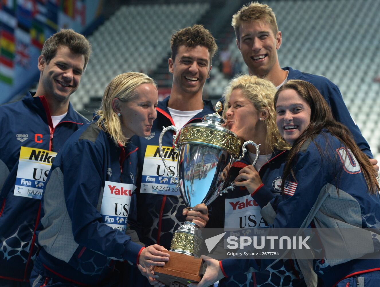 2015 World Aquatics Championships. Swimming. Day eight. Evening session